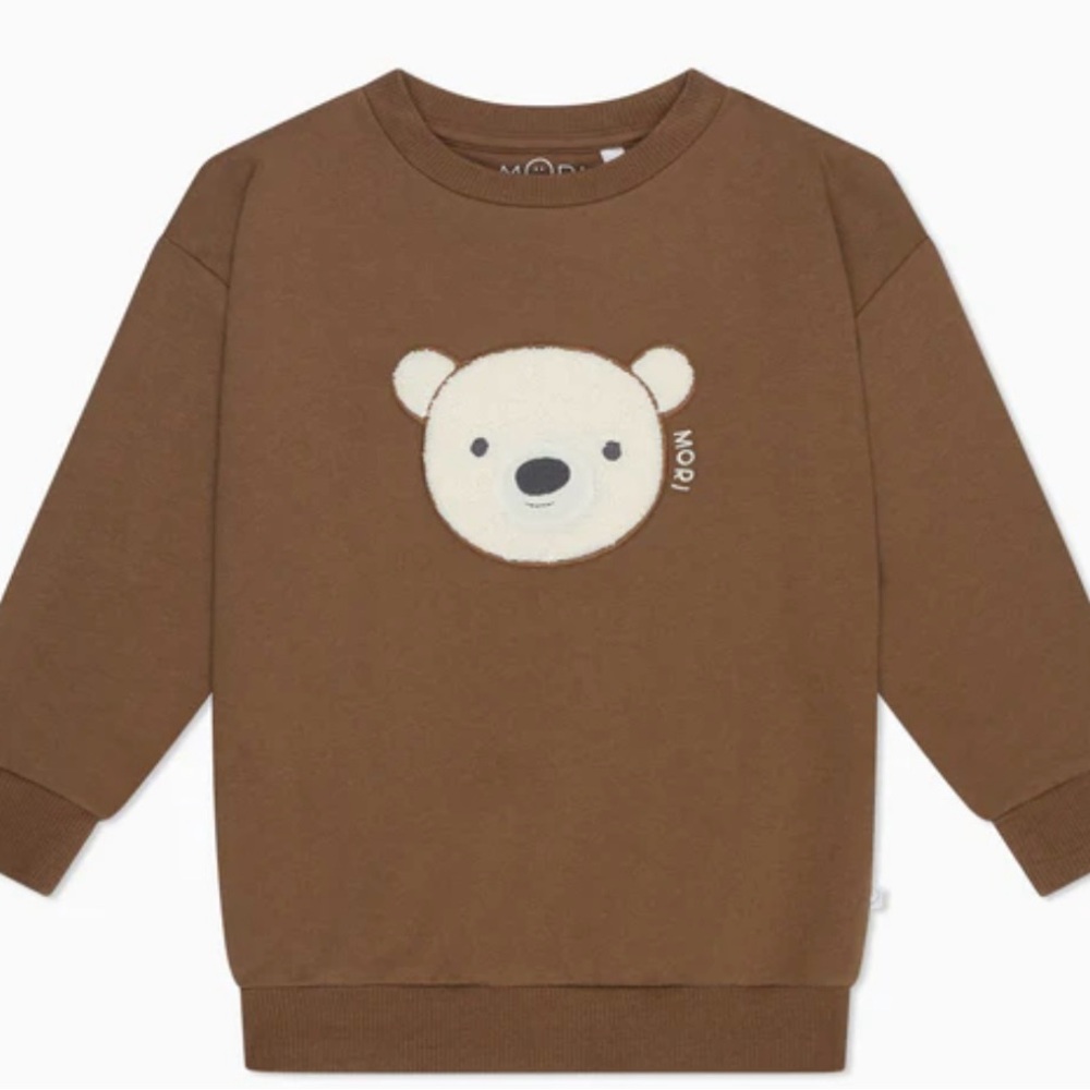 Bear oversized sweater baby mori